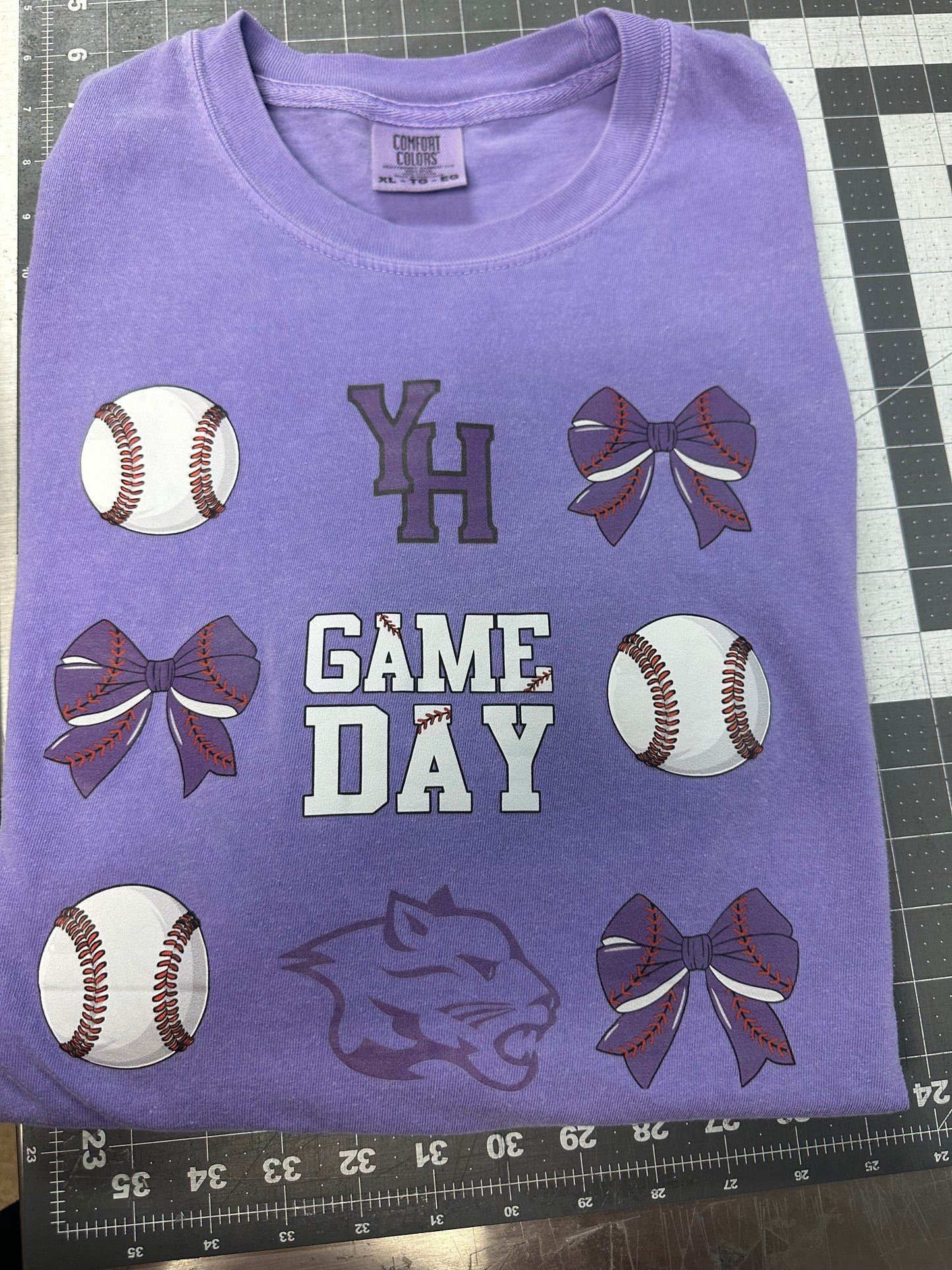 YH Baseball Collage Top