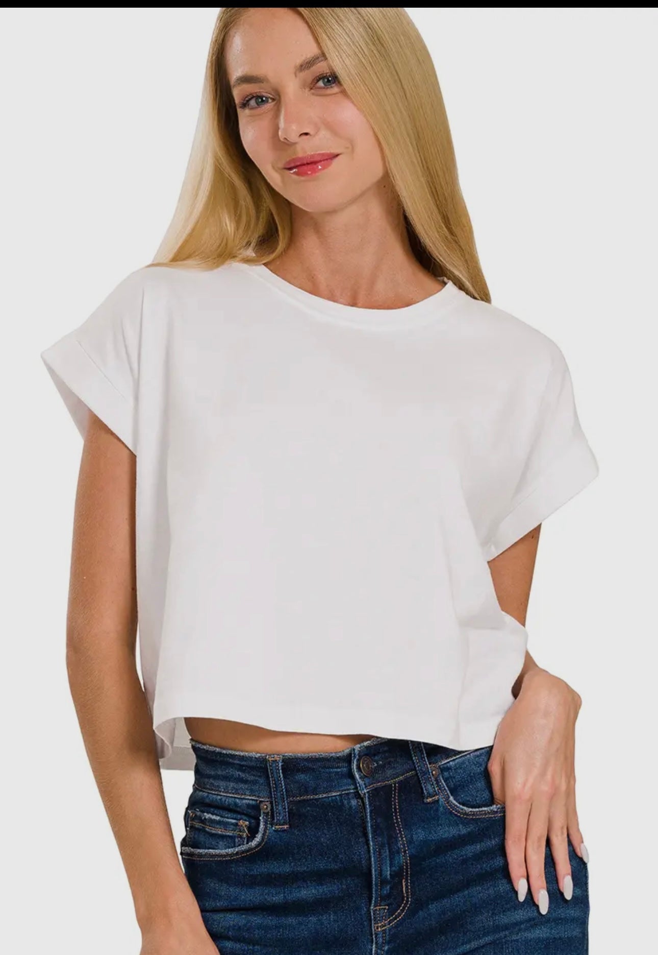 Cotton Boxy Tee