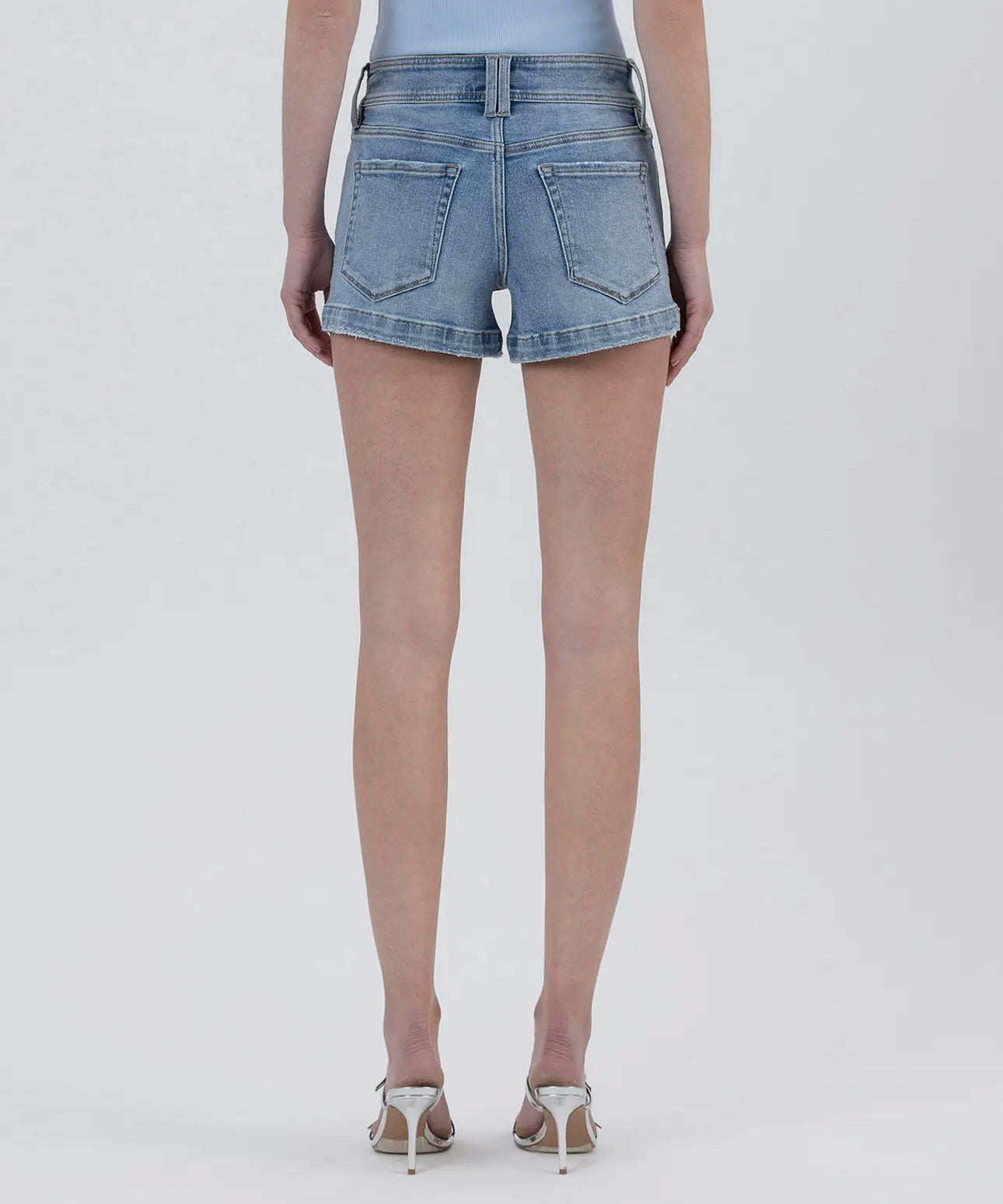 Vervet High Rise Finished Hem Shorts