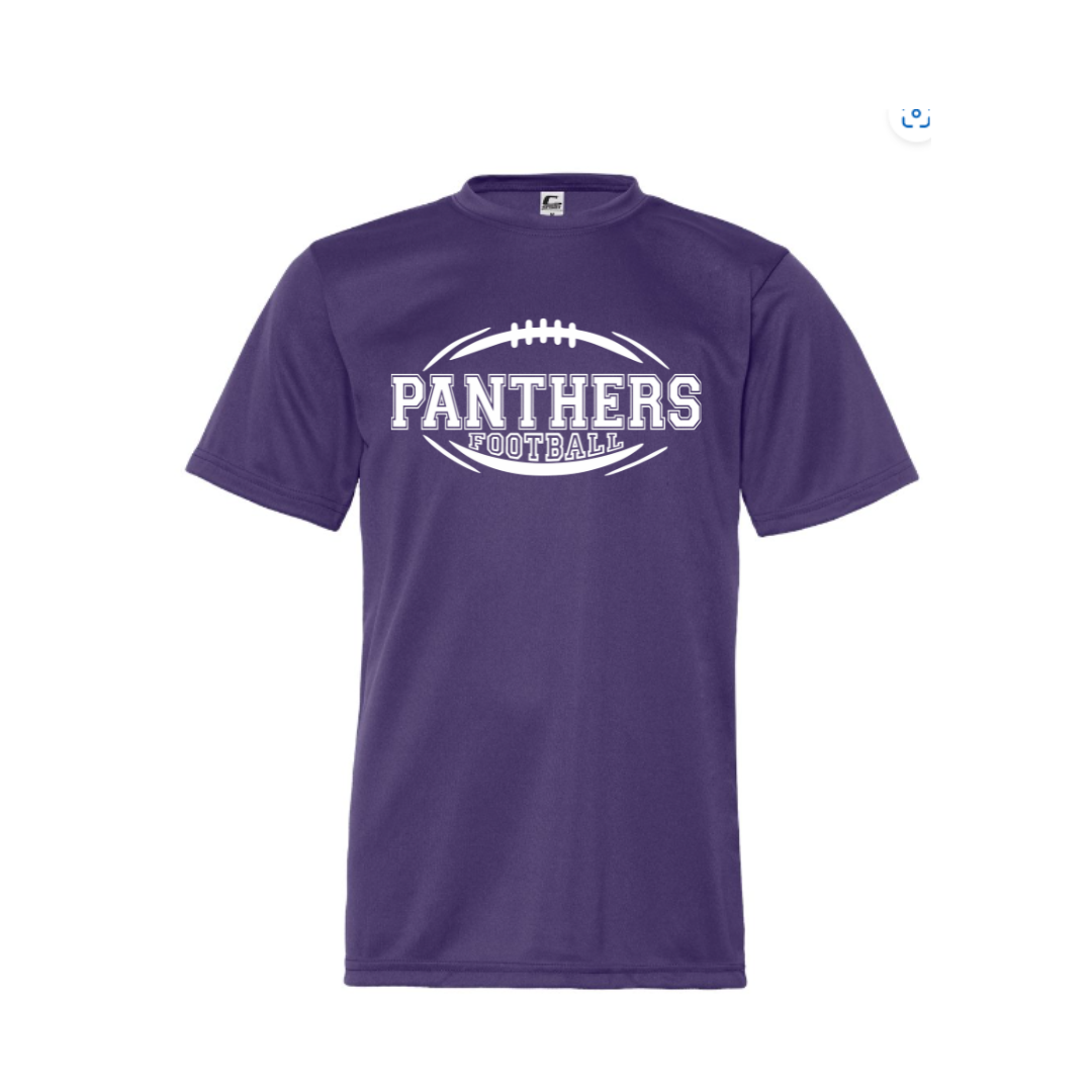 Panthers Football 24 White- Short Sleeve