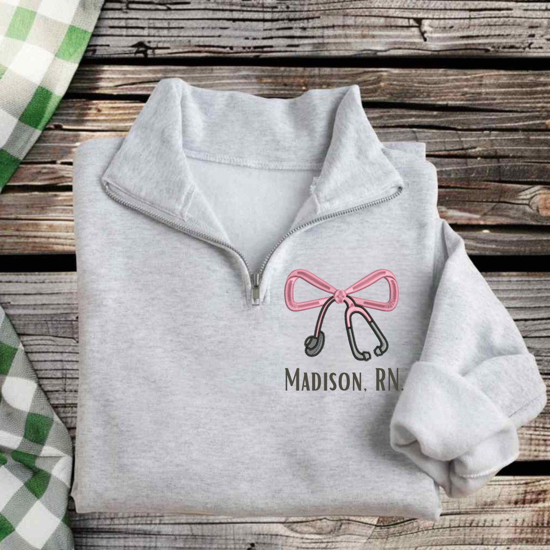Stethoscope 1/4 Zip Sweatshirt