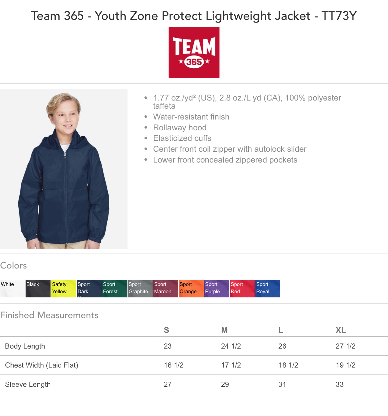 Purple Lightweight Rain Jacket