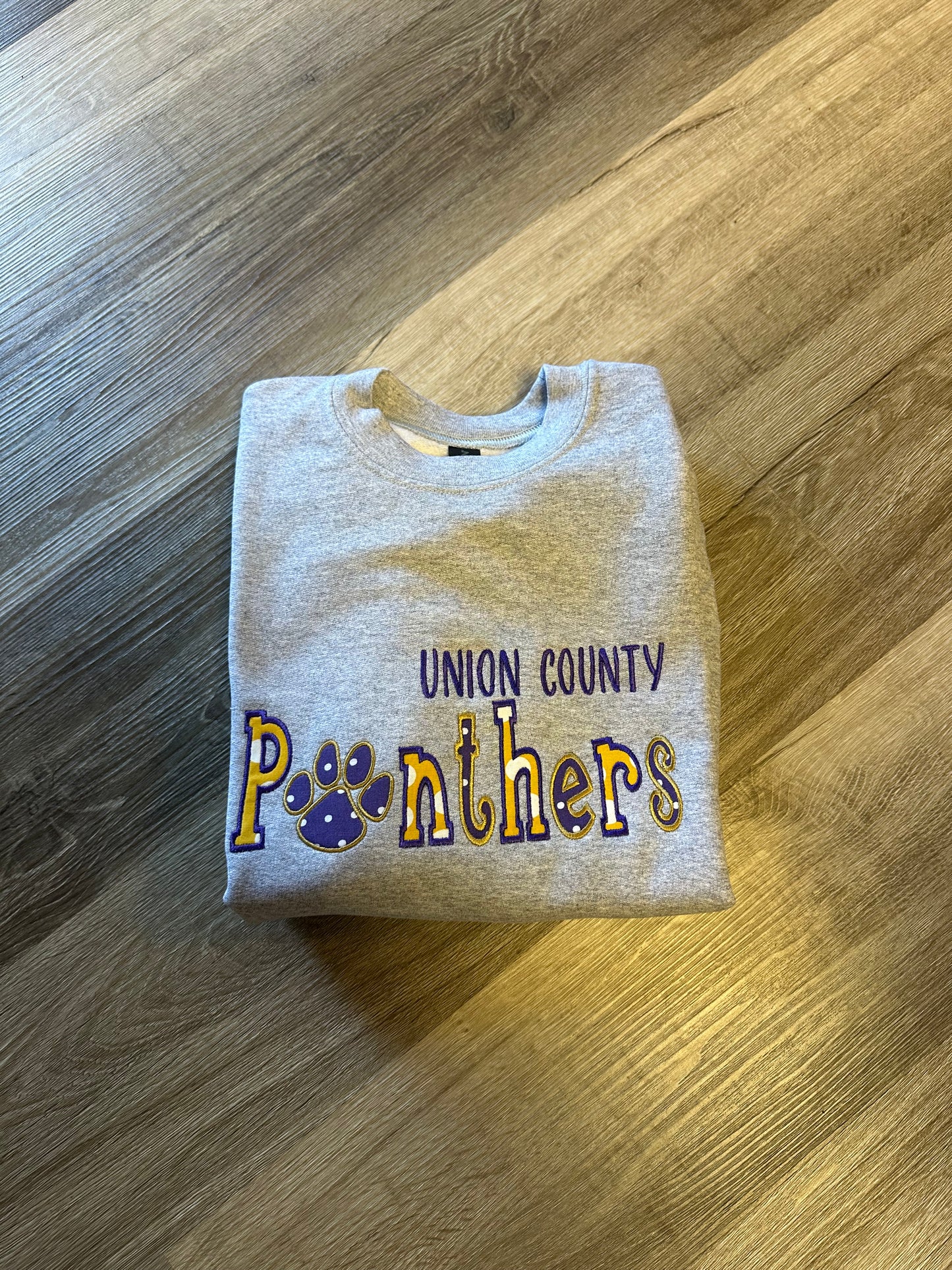 Team Spirit Mascot Applique Crewneck (Comfort Colors)