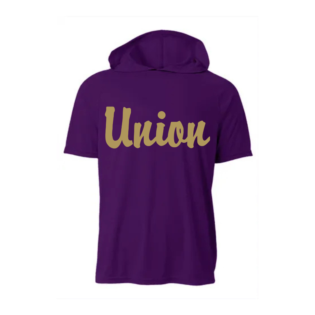 Purple Hooded Tee Youth