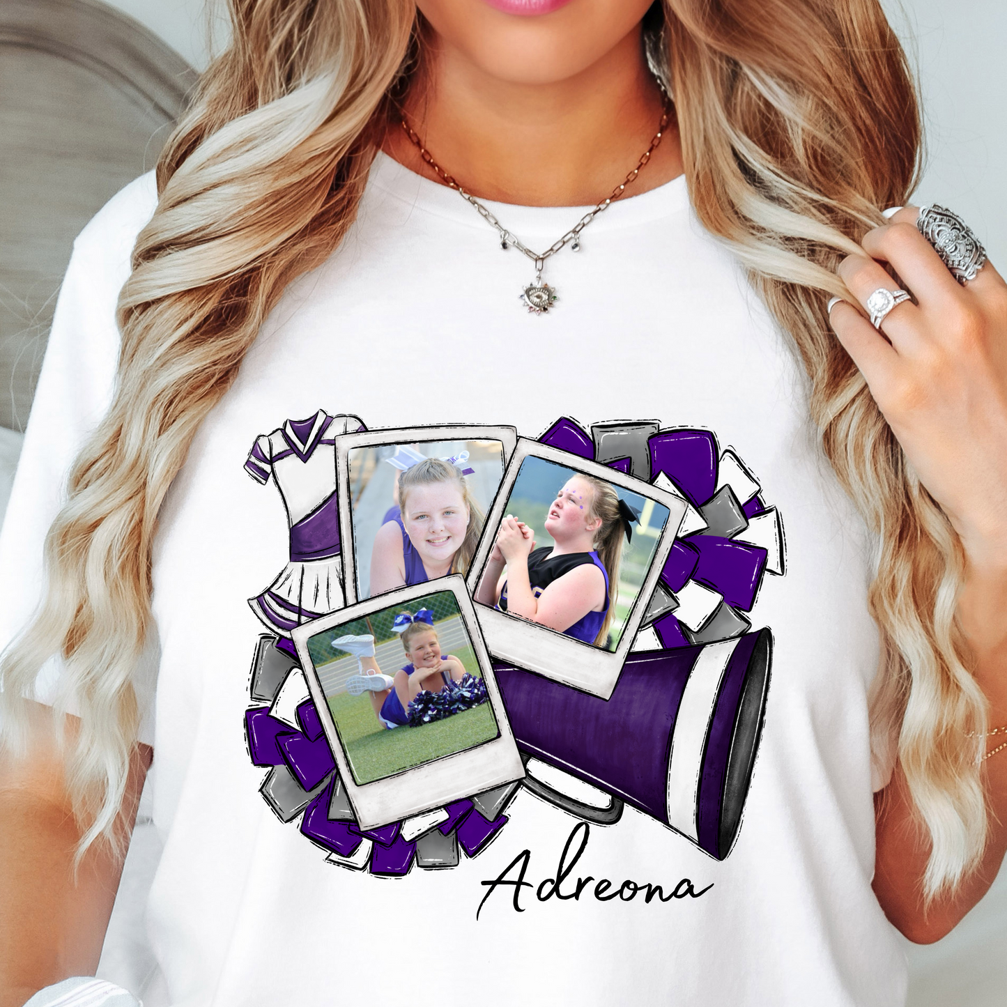 Cheer Custom Photo Top