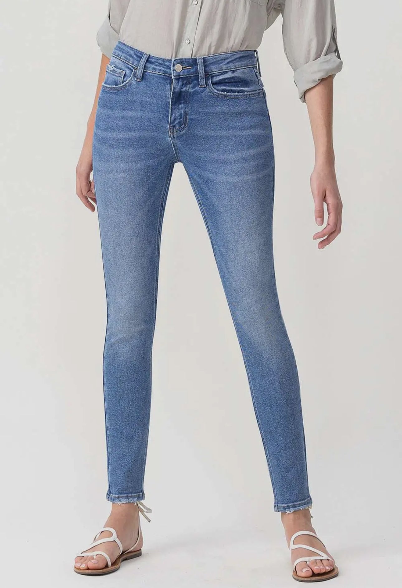 Vervet Mid Rise Ankle Skinny