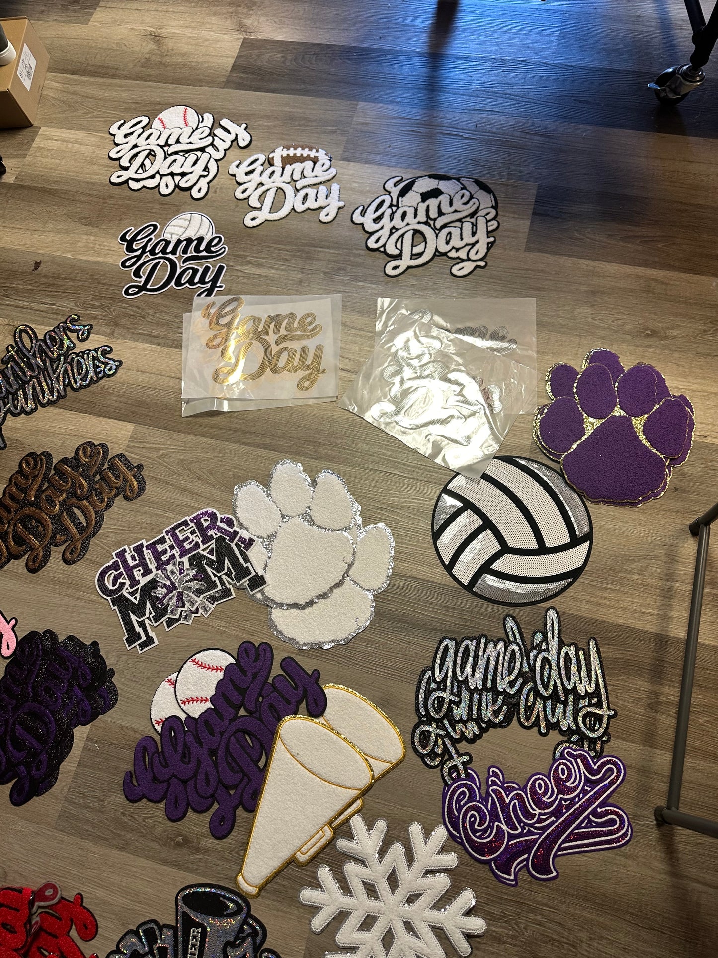 Chenille/ Sequin Patch Top