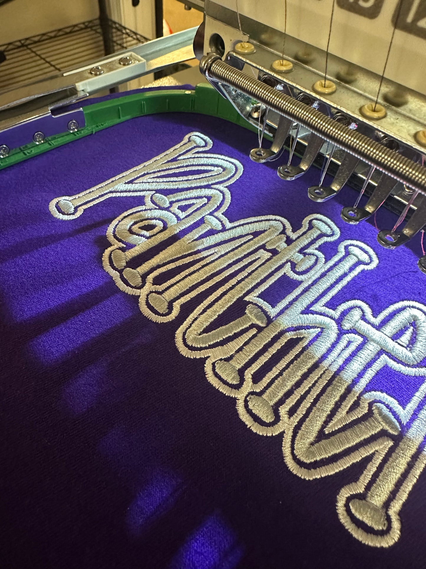 Panthers Double Stitch Embroidered Top