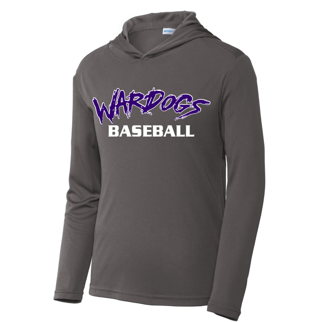 Wardogs Polyester Iron Grey Long Sleeve Pullover- Adult