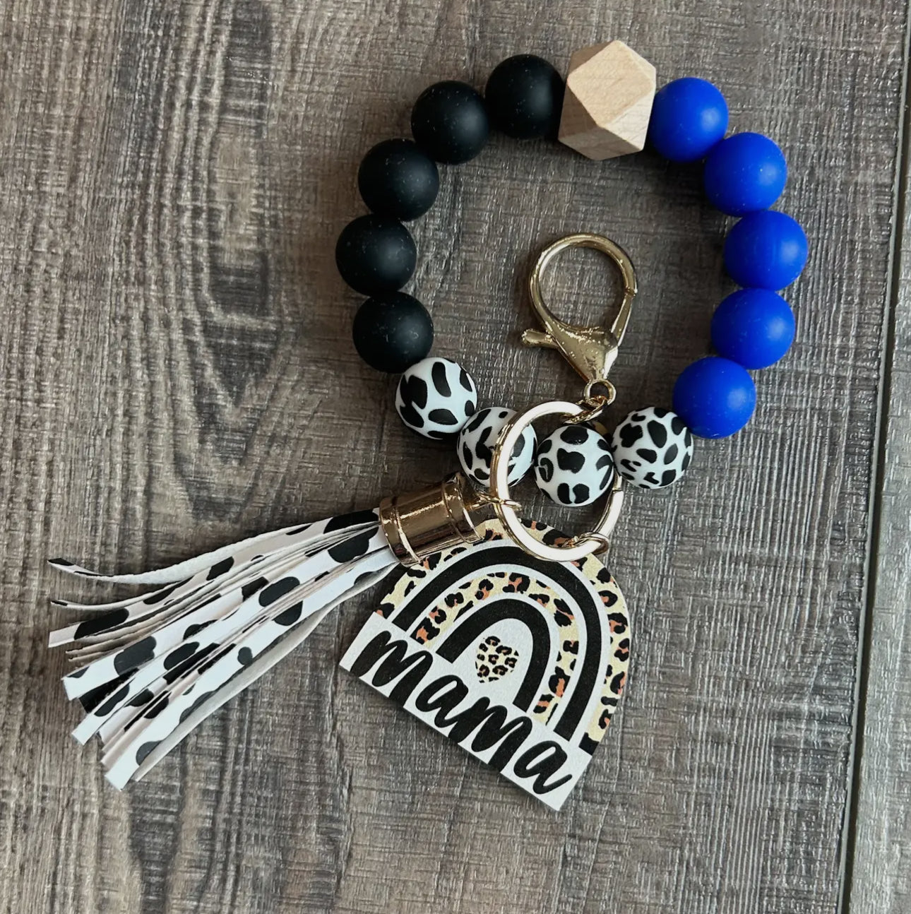 Mama Rainbow Keychain