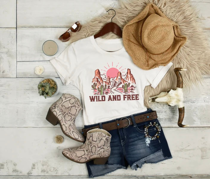 Wild and Free Graphic Tee