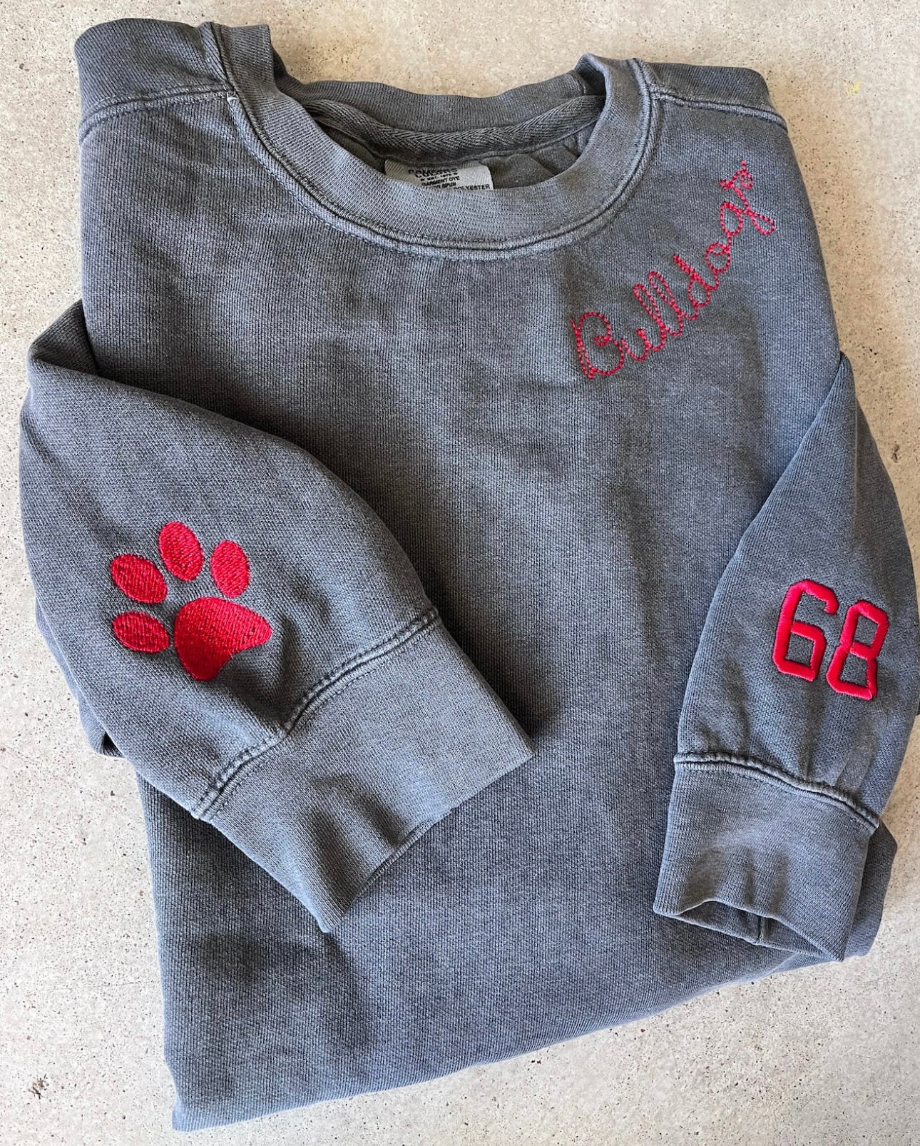 Team Spirit Embroidered Sweatshirt