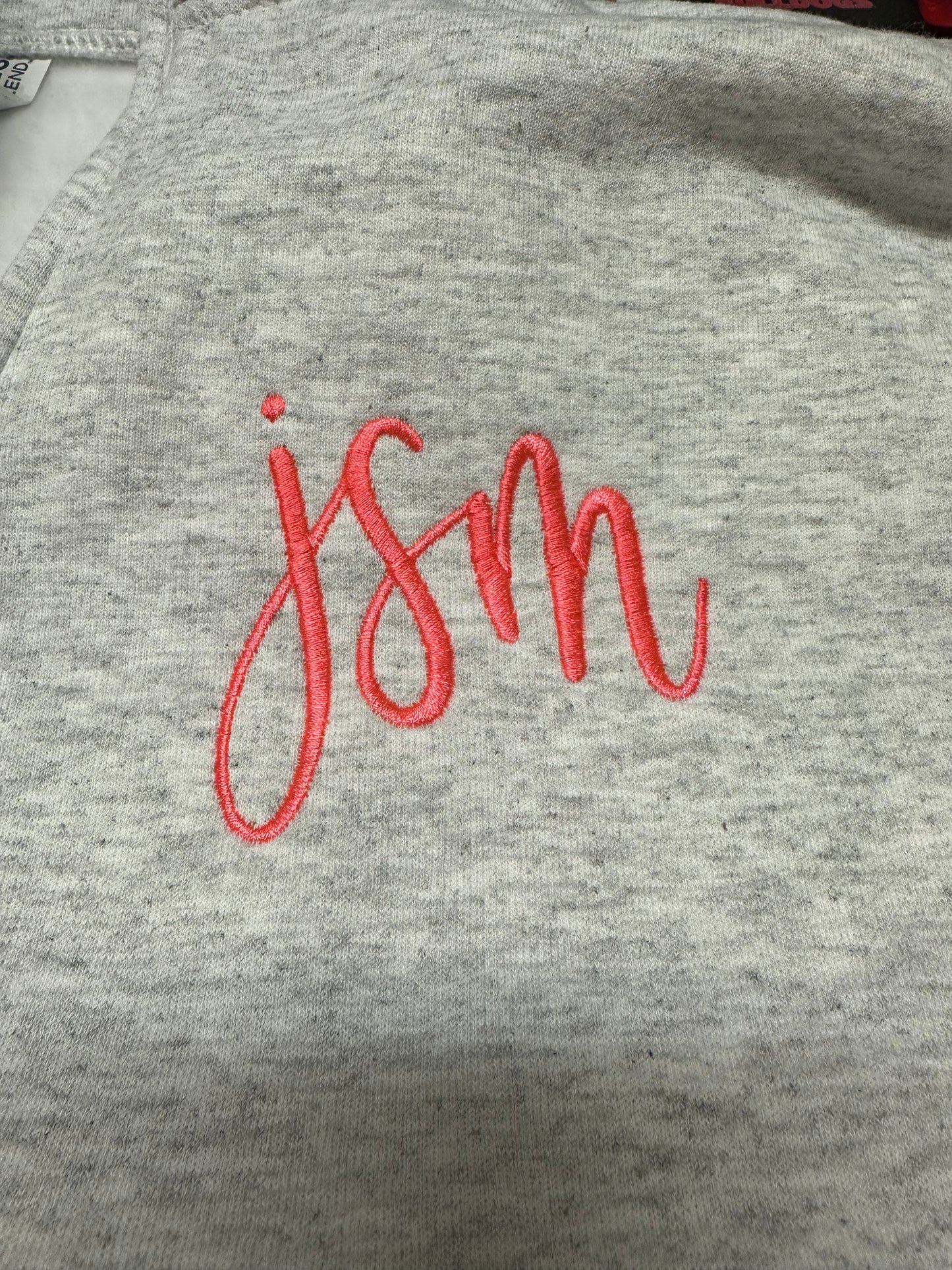 Monogrammed 1/4 Zip Pullover