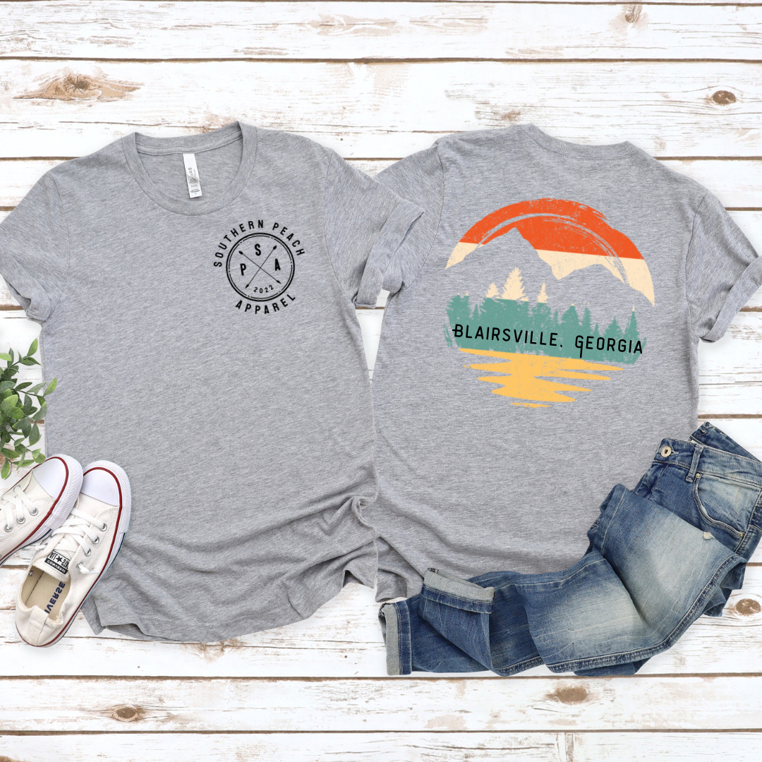 Vintage Blairsville Georgia Sunset