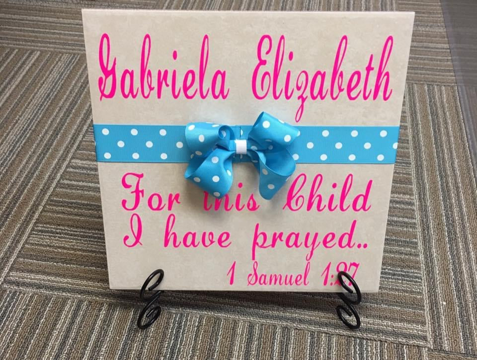 12" Personalized Tile