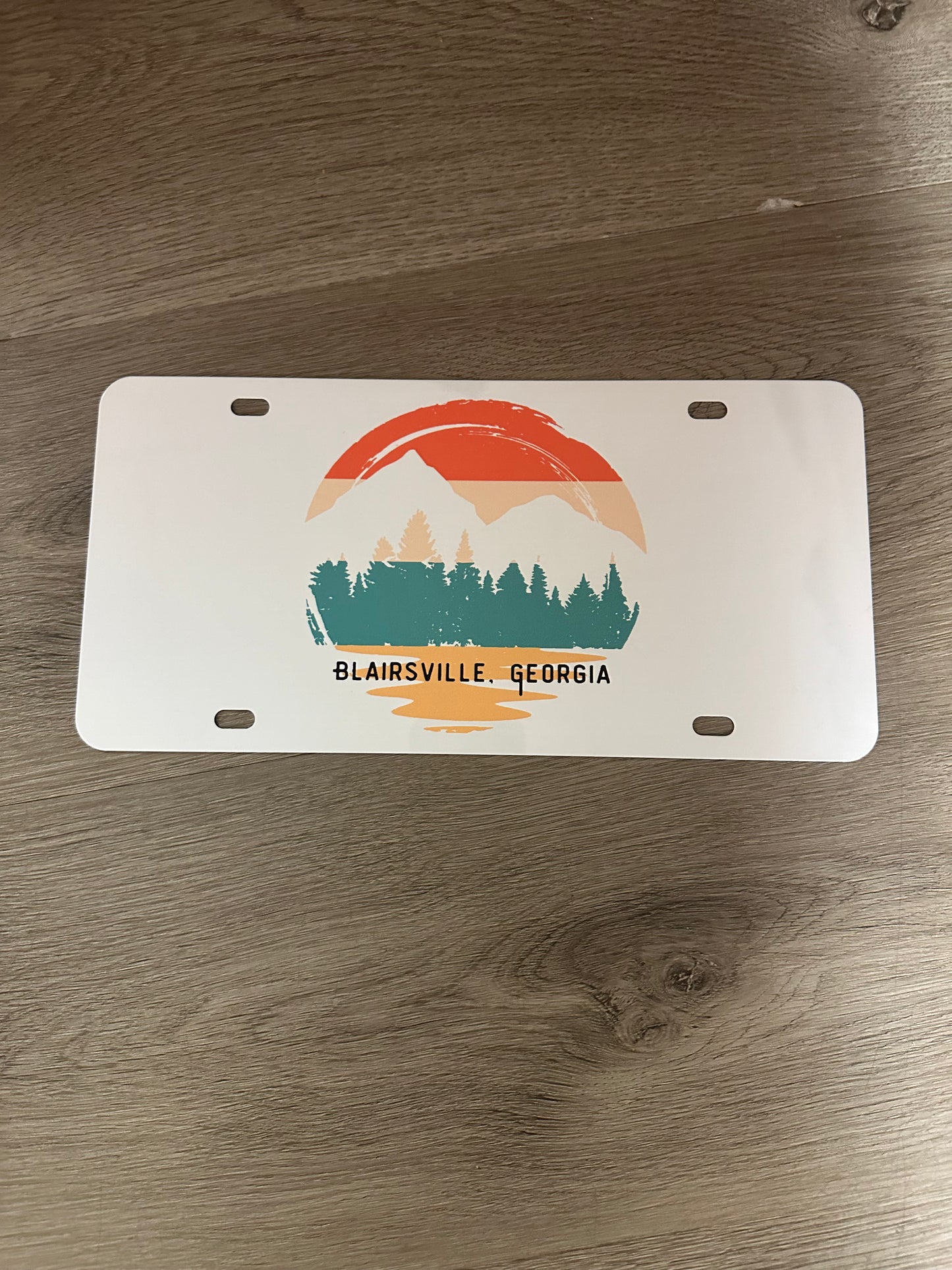 Blairsville Georgia Car Tag