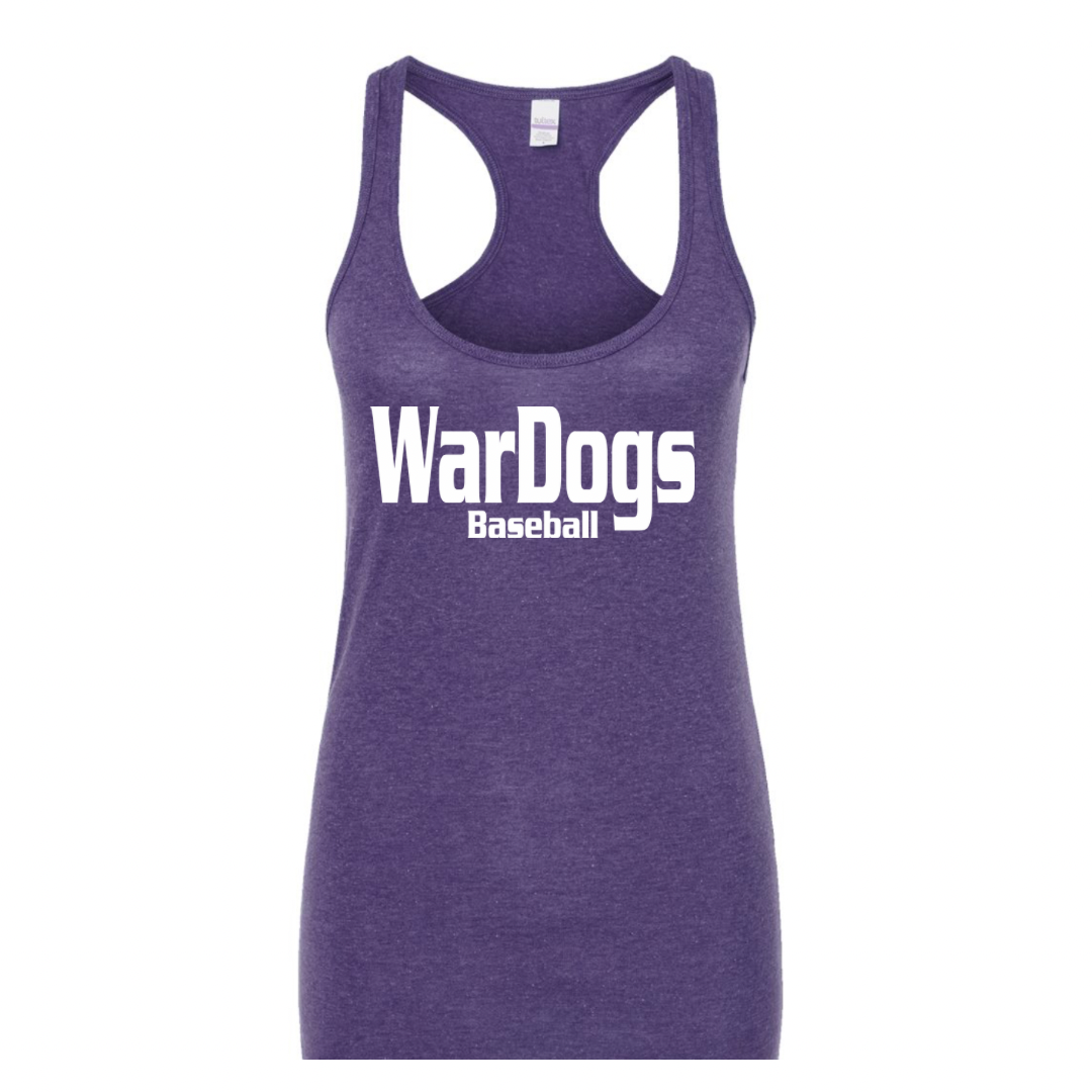 Wardogs Women's Racerback Tank Top- Heather Purple