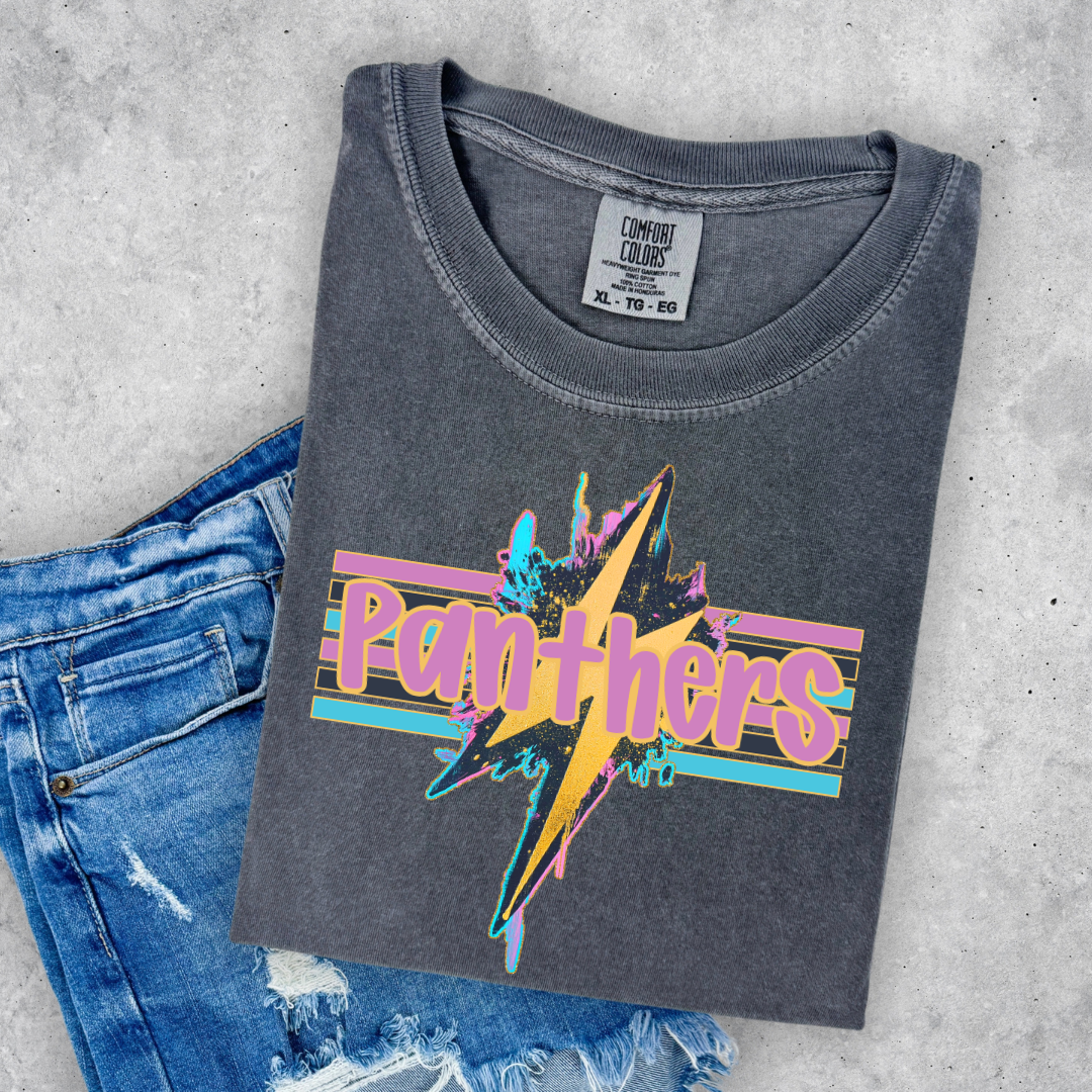 80's Throwback Panthers- Adult