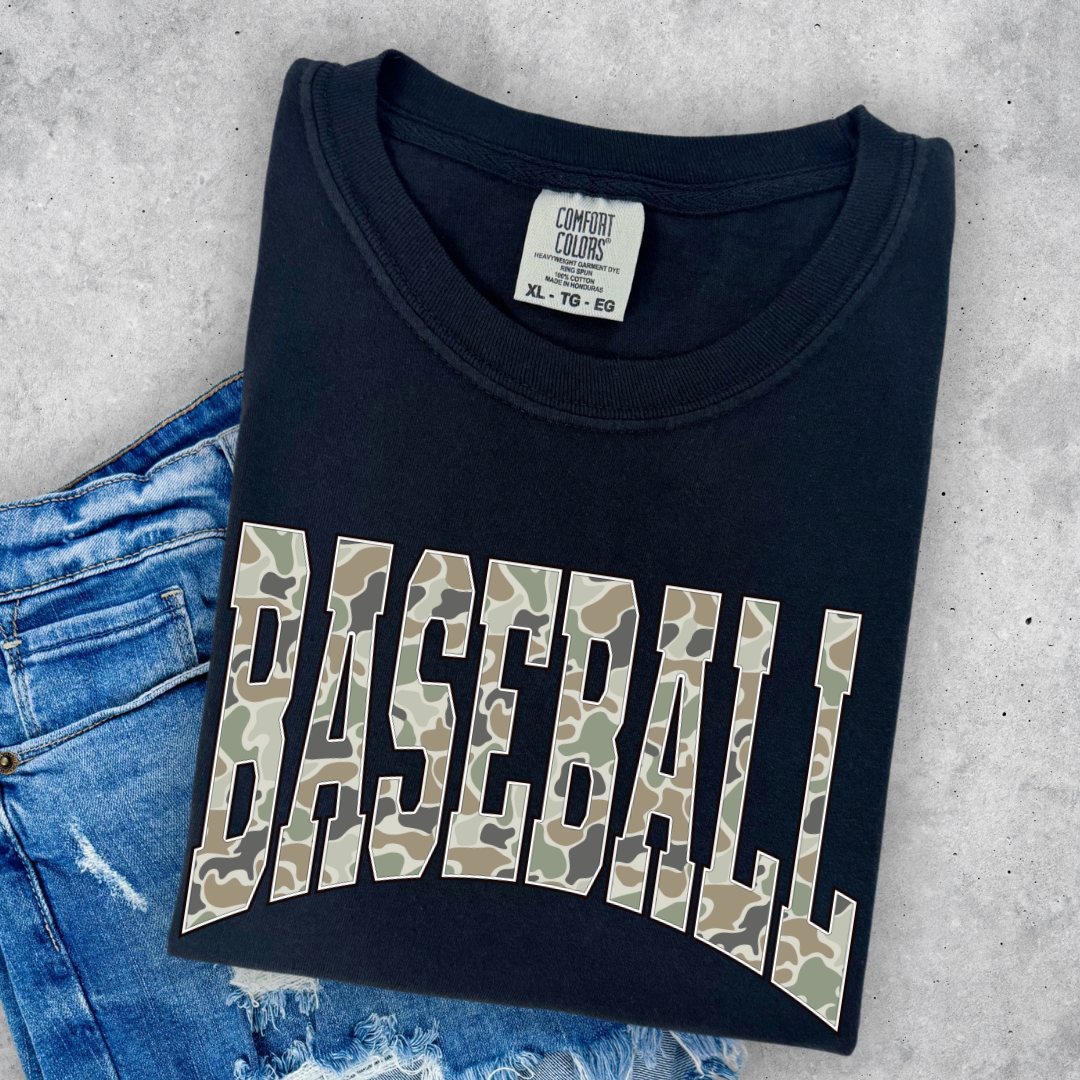 Camo Baseball-Youth