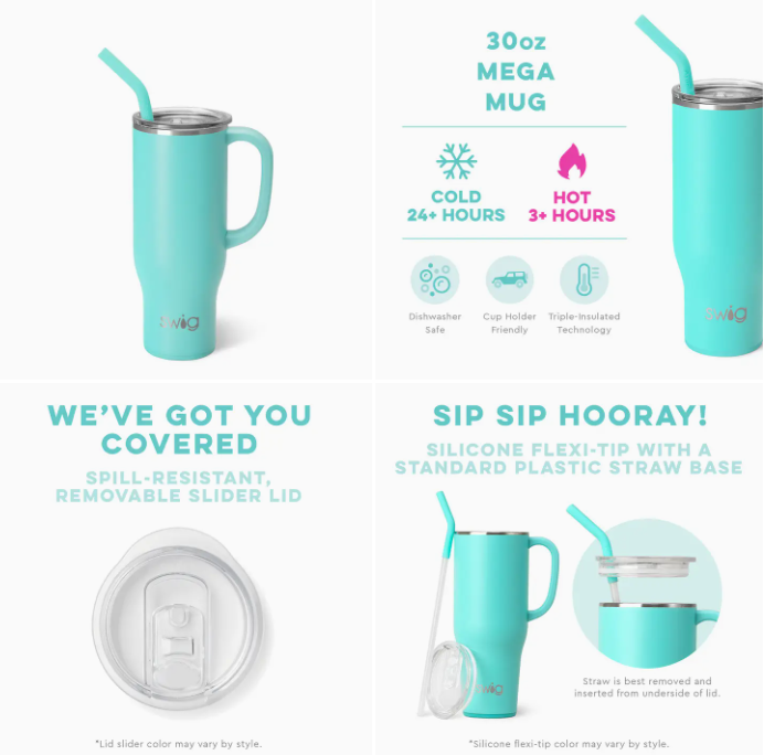 Aqua Mega Mug 30 oz.