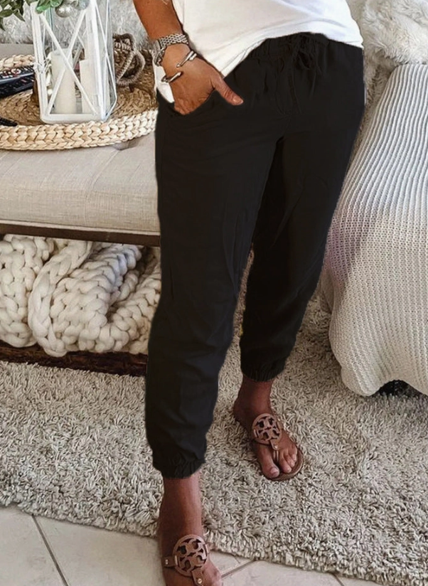 Waist Tie Ladies Pants