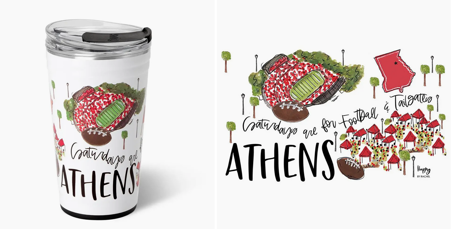 Saturdays in Athens Party Cup- 24oz