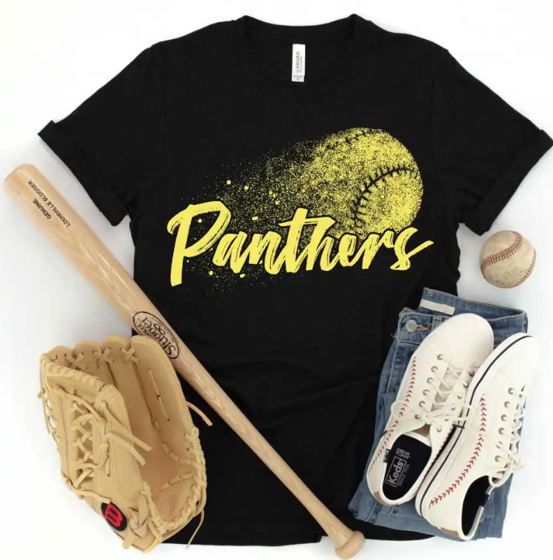 25 Panthers Softball Spray