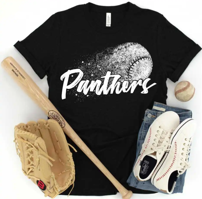 25 Panthers Baseball Spray