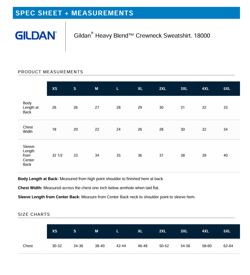 Gildan Team Spirit Puff Embroidery Crop Sweatshirt