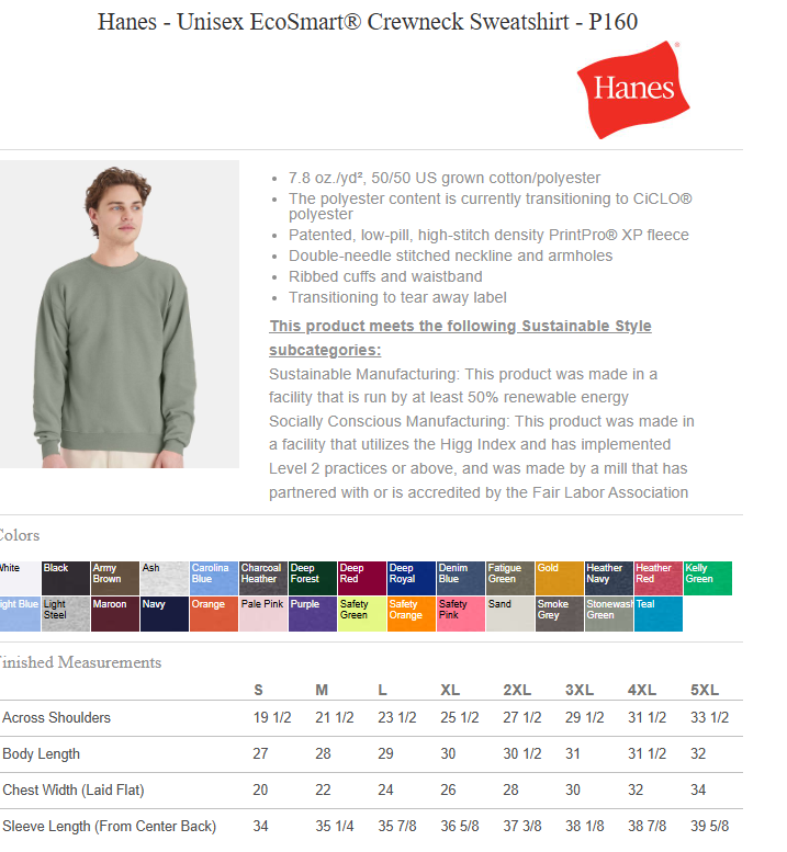 Pumpkin Pocket Embroidery Crewneck