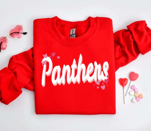2026 Panthers Retro Valentine- Adult