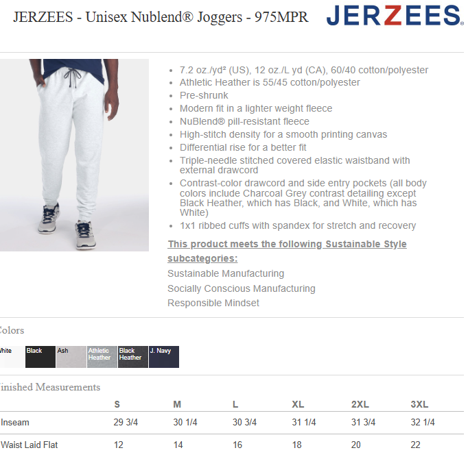 YH Unisex Joggers
