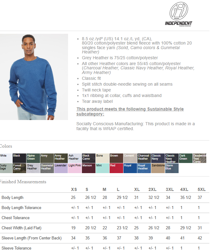 Deadwood Camo Crewneck-Mama Applique