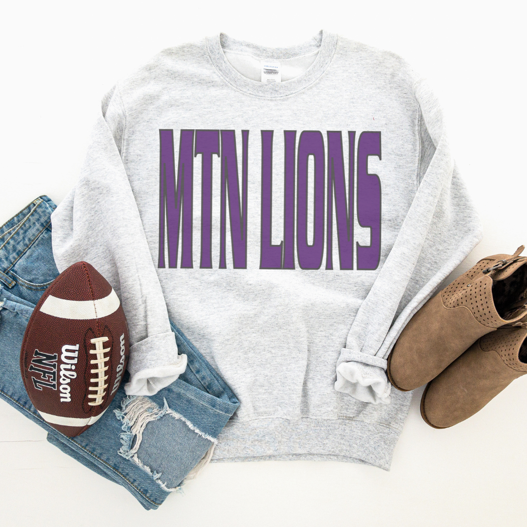 Ash Grey Mascot Sweatshirt- Sub