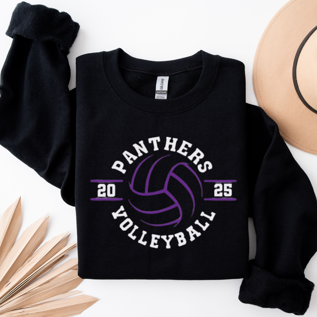 25 Panthers Volleyball Retro- Adult