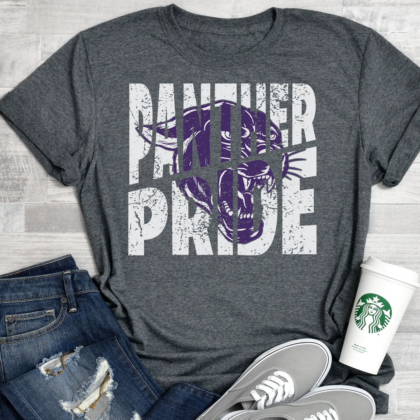 '23 Panther Pride Distressed-Adult