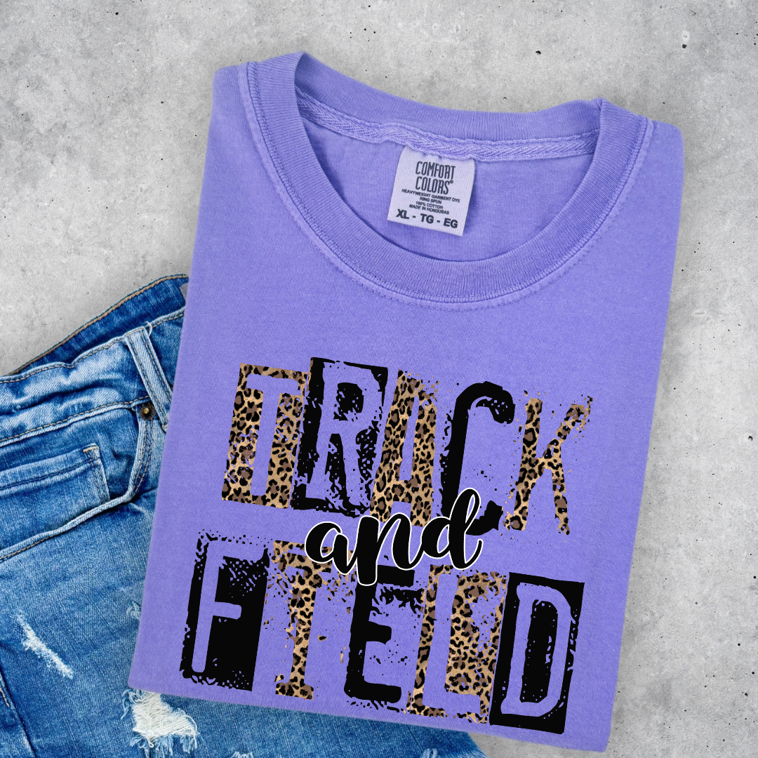 Track and Field Leopard- Adult