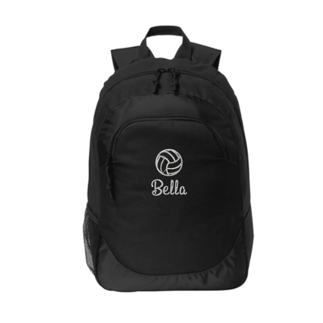 Embroidered Volleyball Backpack