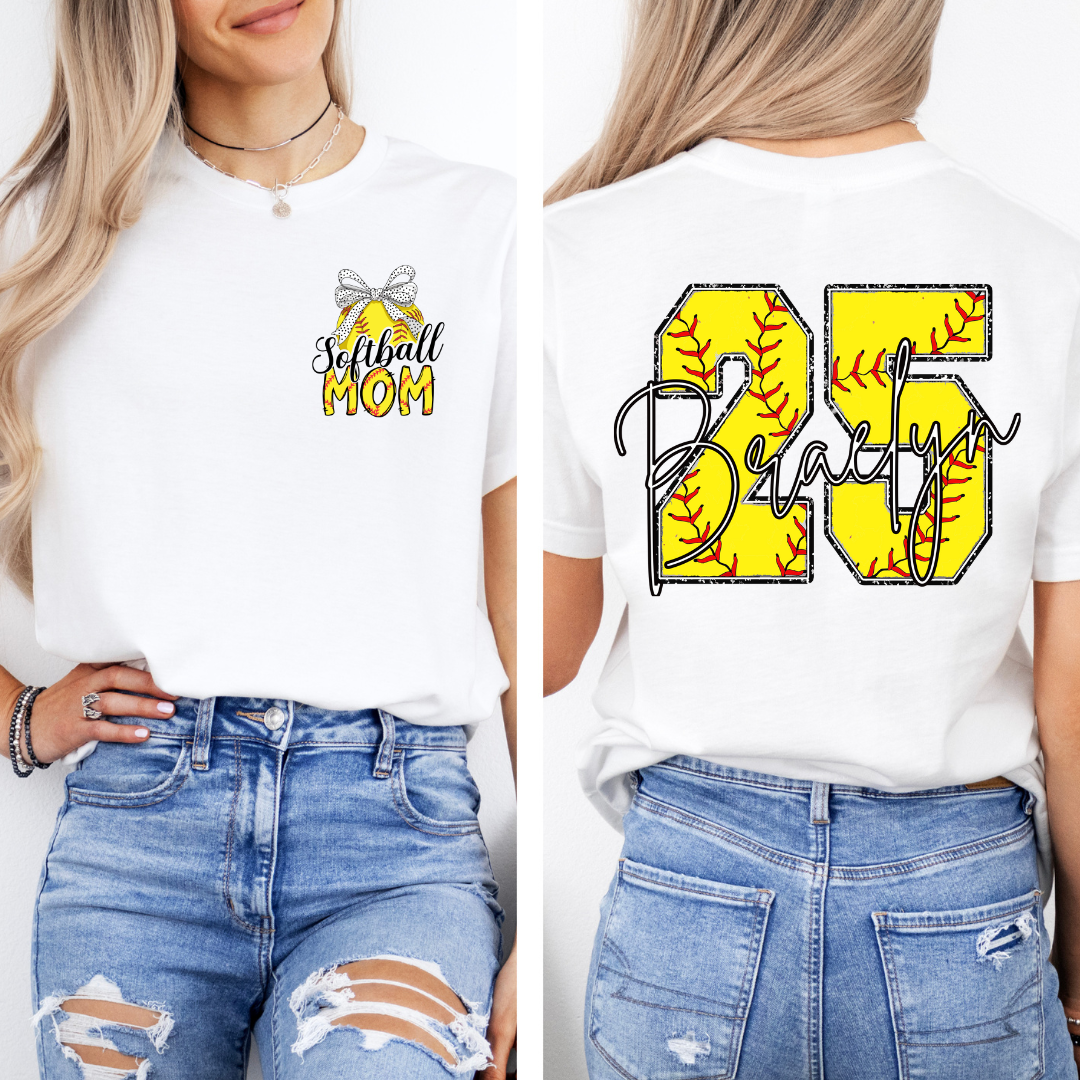 Personalized Softball Mama