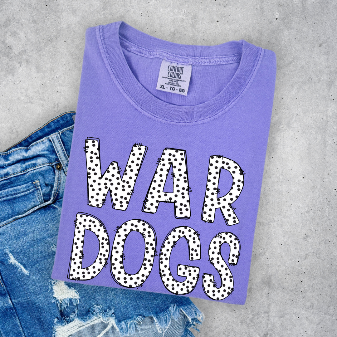 Comfort Colors Dotted Wardogs
