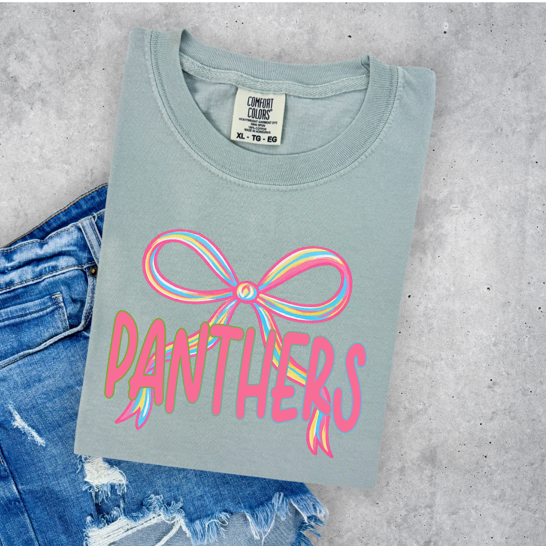 Panther Preppy Bow- Adult