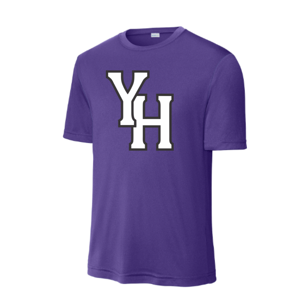 YH White Logo- Moisture Wicking Top