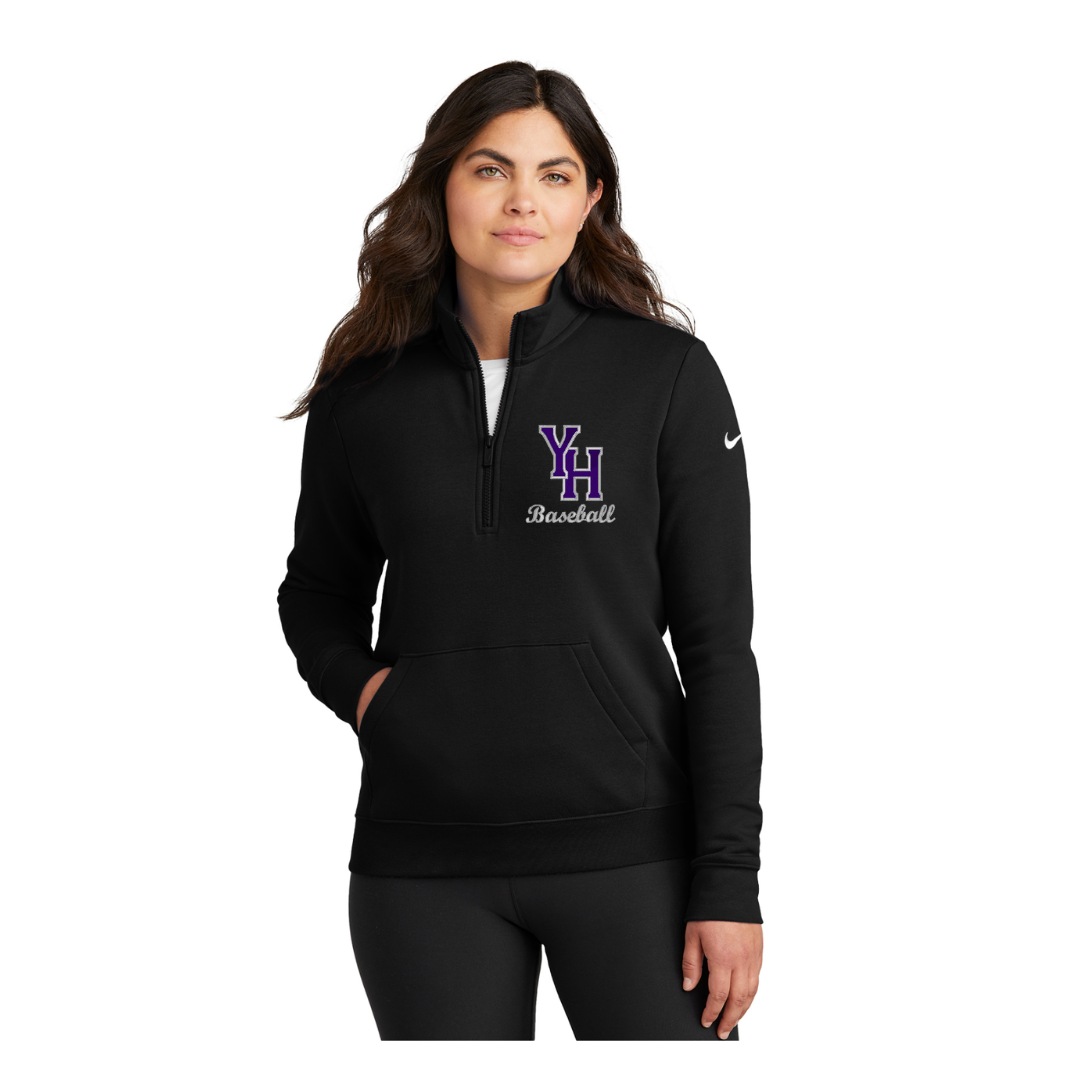 Nike Club Fleece Women's 1/2 Zip- Embroidered YH
