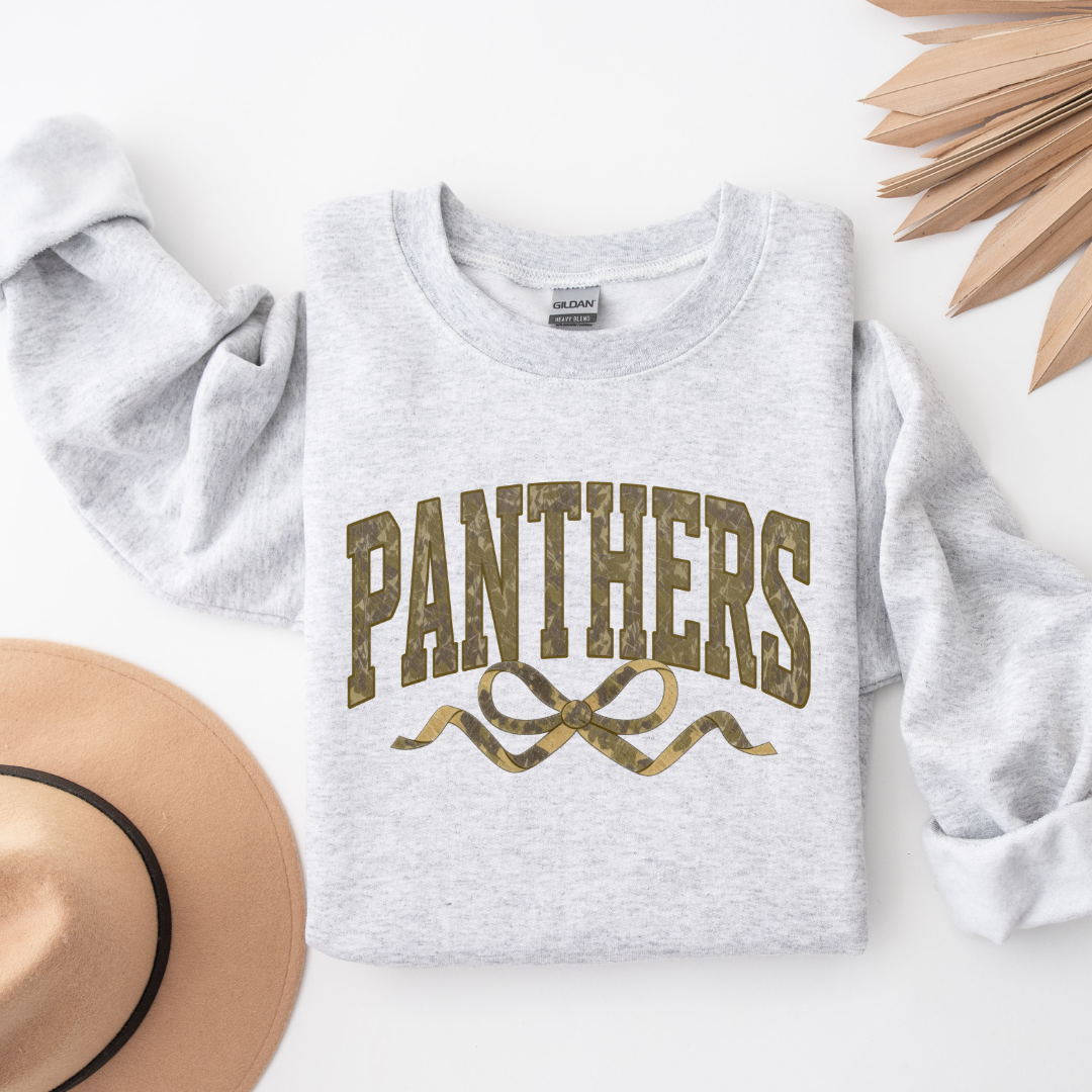 2026 Panthers Camo Bow- Adult