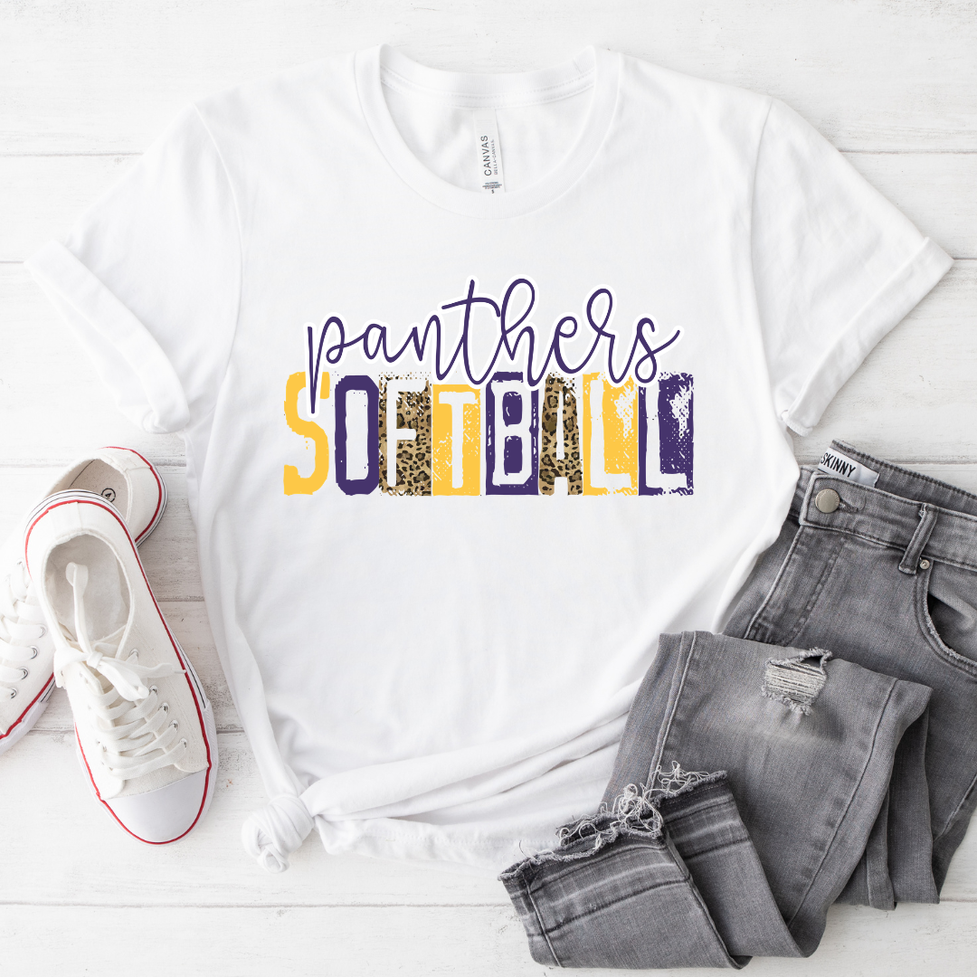 Panthers Softball Leopard