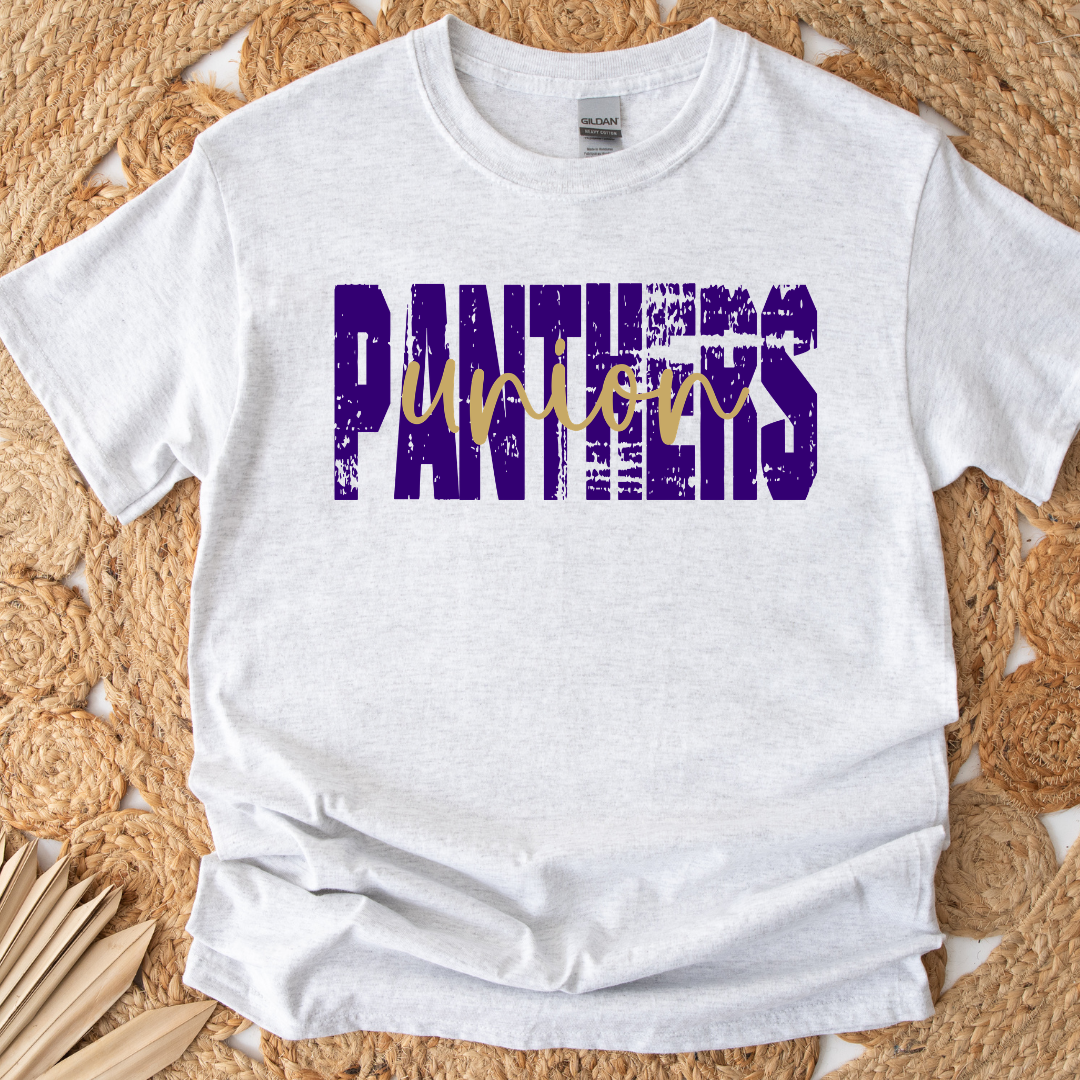 Panthers Grunge Union Script- Adult