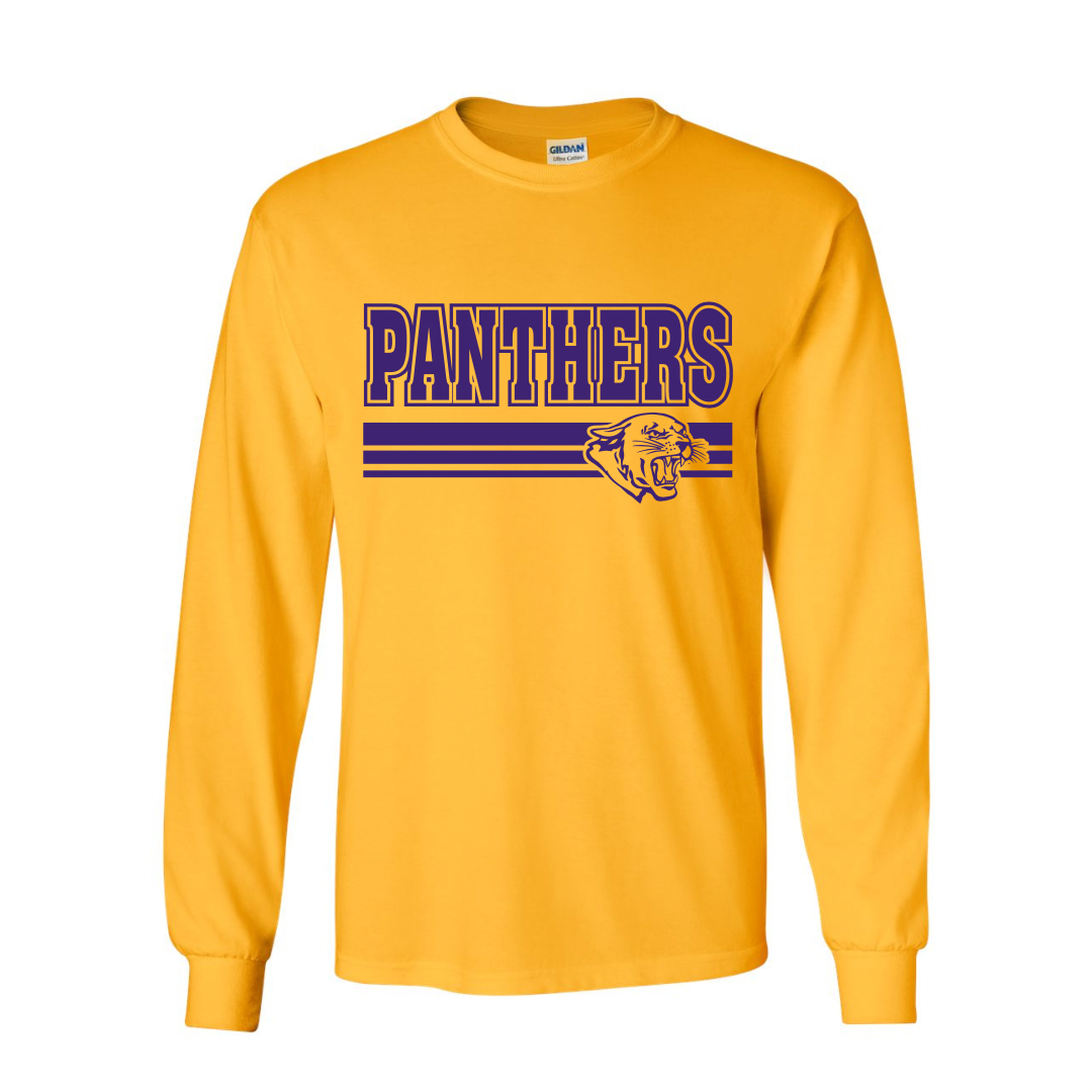 Panthers Retro Lines Purple