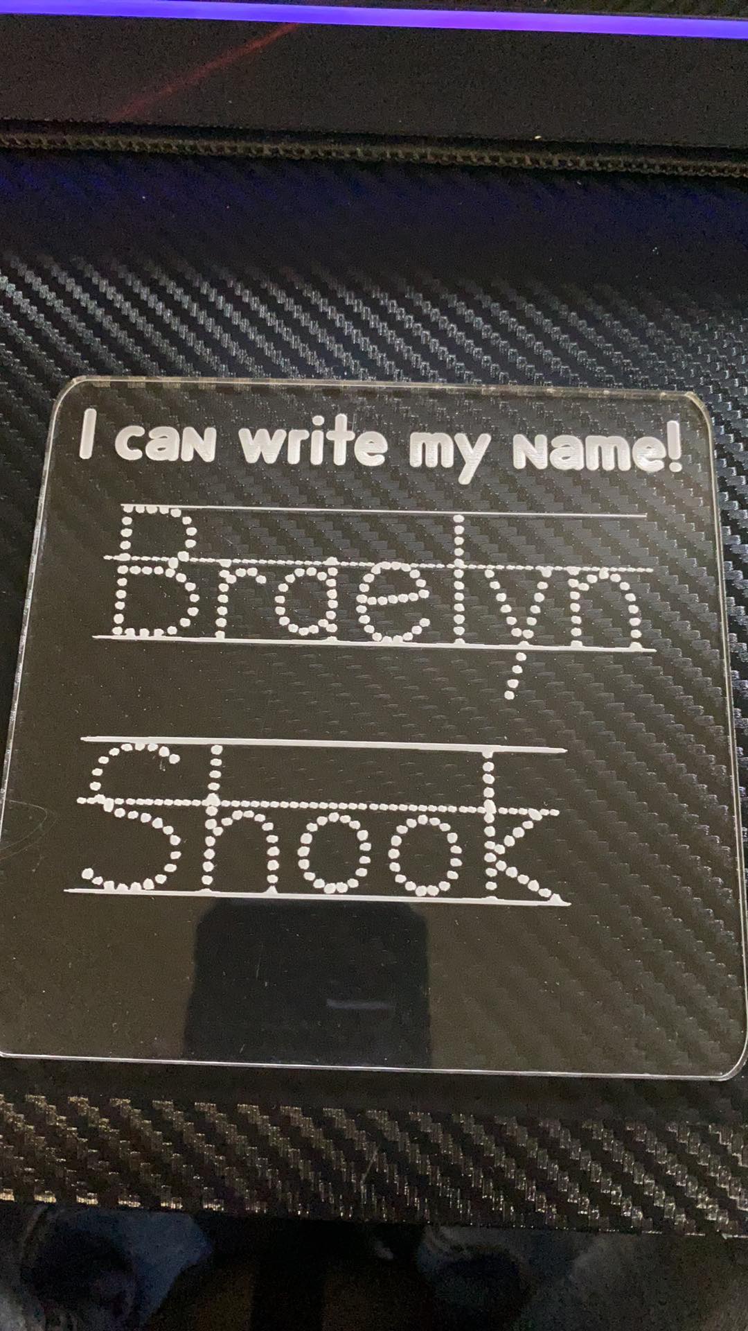 Hello My Name Is Board