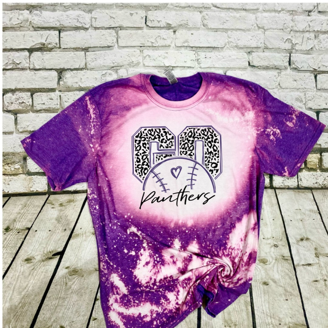 Bleached Go Panthers Baseball