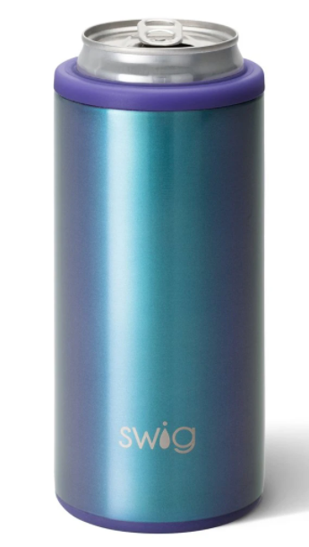 Swig 12oz Skinny Can Cooler- Mermazing Shimmer